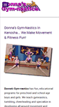 Mobile Screenshot of donnasgymnastics.com